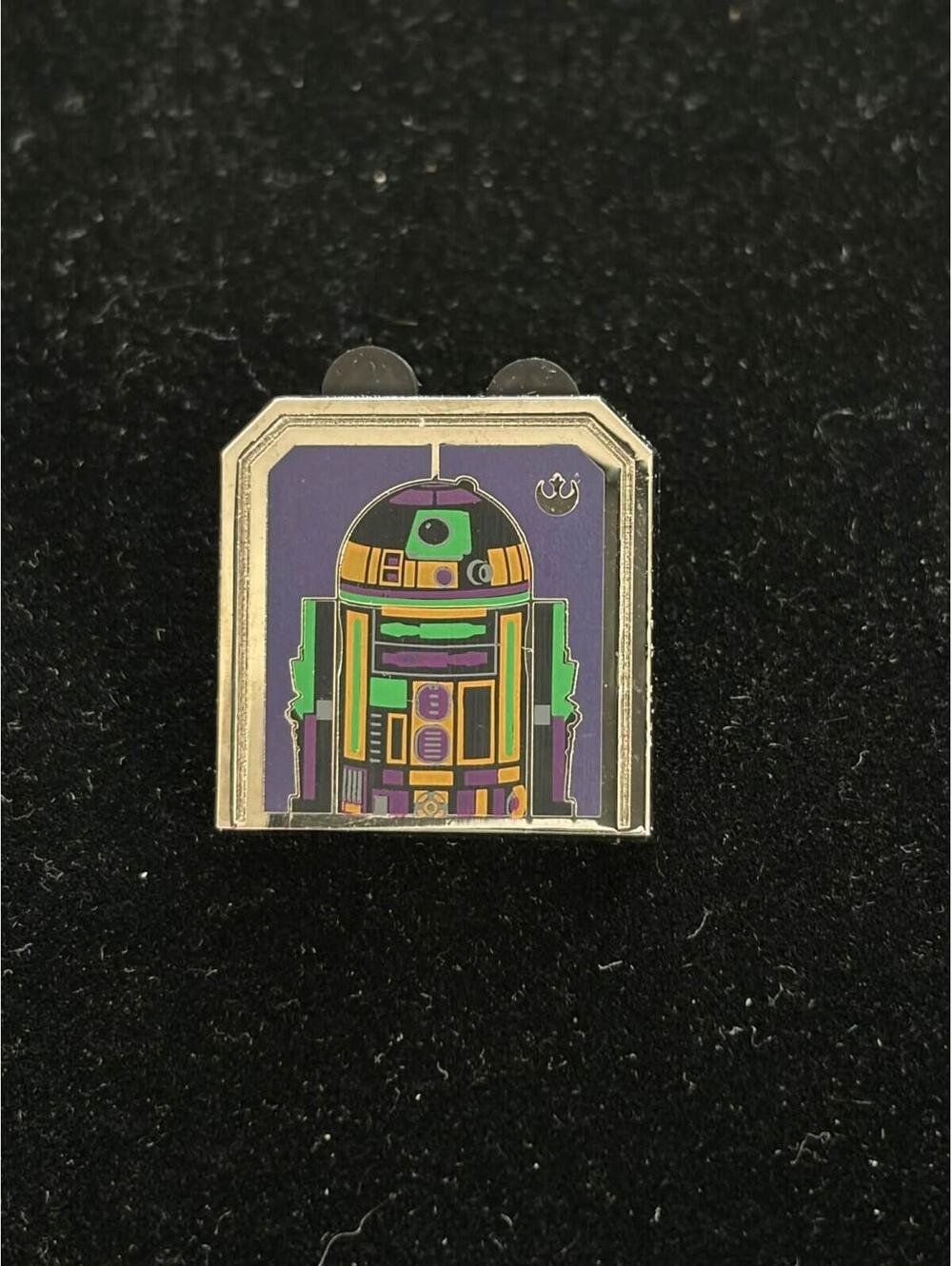 2024 WDW Hidden Mickey Star Wars R2 Astromech Droids R2-B00 Chaser Disney Pin